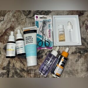 Skincare bundle Korean vitamin c serum - eyelash curler. New